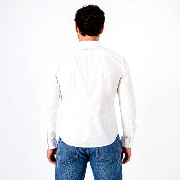 Teddy Smith Herrenhemd klassisch Popeline-Stoff Stretch