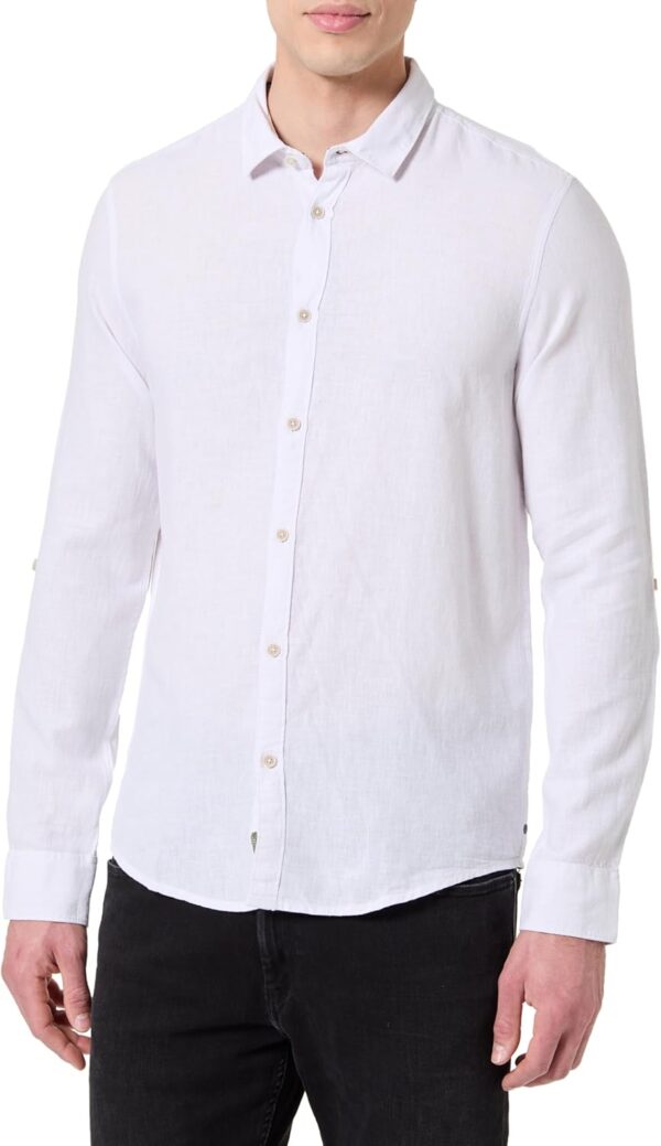 Teddy Smith Herrenhemd C-Halim Weiß Klassisches Hemd-0