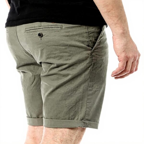 Teddy Smith Herren Chino Shorts Faded Khaki Klassisch
