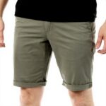 Teddy Smith Herren Chino Shorts Faded Khaki Klassisch