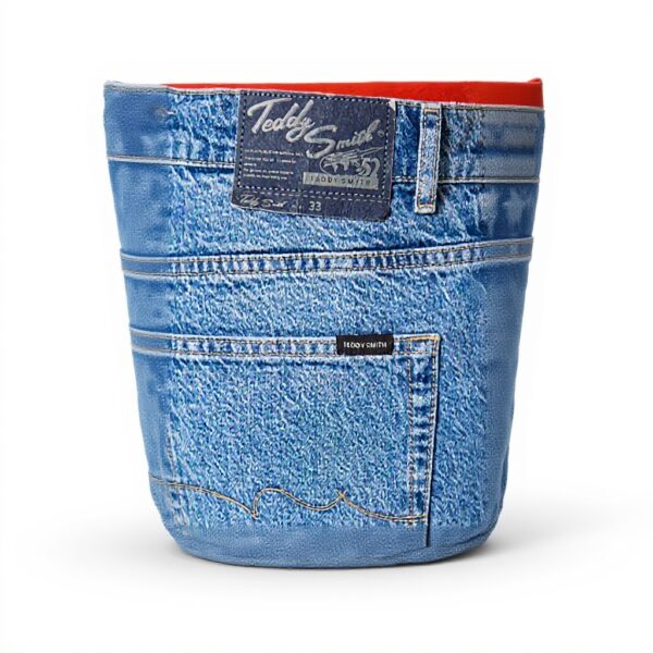 Teddy Smith Herren Dad Cropped Hose Fripp Indigo hell