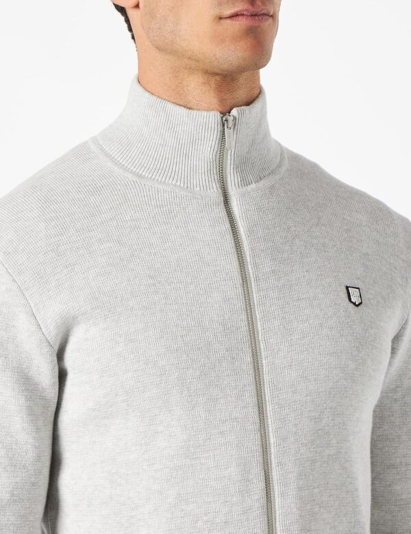 Teddy Smith Herren G-Ettore Pullover Weste White Melange-2