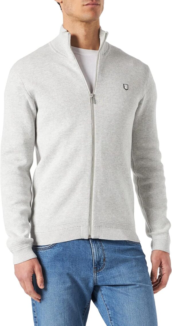 Teddy Smith Herren G-Ettore Pullover Weste White Melange-0