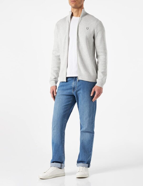 Teddy Smith Herren G-Ettore Pullover Weste White Melange-1