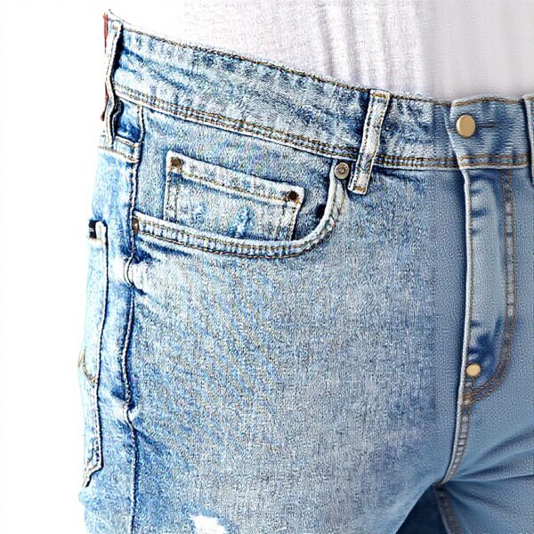 Skinny Jeans Herren Teddy Smith Bleached Destroy Zerrissen