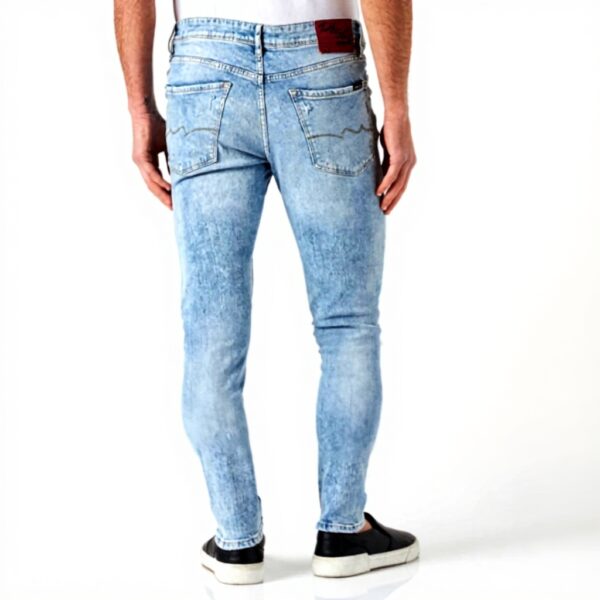 Skinny Jeans Herren Teddy Smith Bleached Destroy Zerrissen