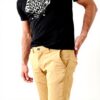 Teddy Smith Herren Chino Hose Pallas Sweat Dyed Beige