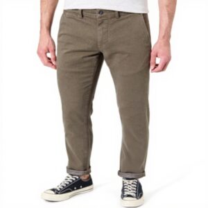Teddy Smith Herren Chino Hose Pallas Sw Turbulence Khaki