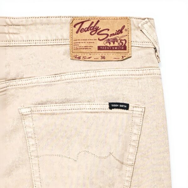 Teddy Smith Herren Hose Beige Klassische Freizeithose