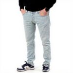 Teddy Smith Herren Hose Reg Fripp Indigo Hell Klassisch