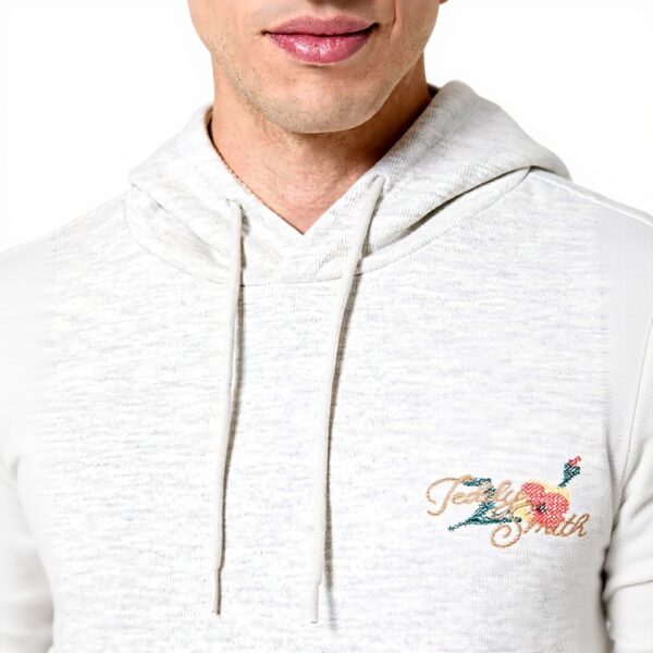 Teddy Smith Herren Kapuzenpullover S-edis Hoody Weiß