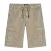 Teddy Smith Herren Cargo Shorts Sweat Dyed Grün