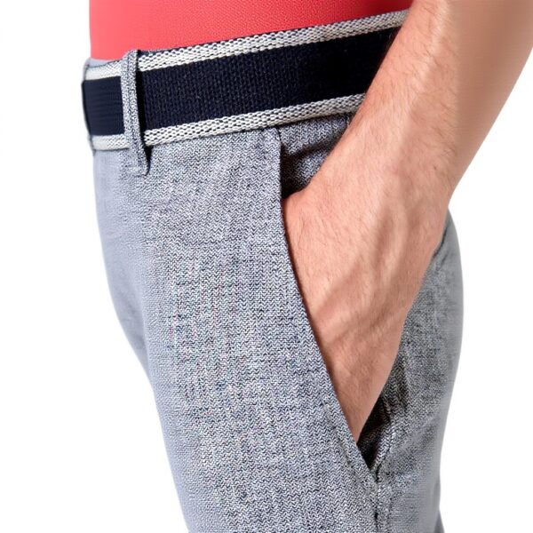 Teddy Smith Herren Chino Cargos Marineblau Staton Shorts