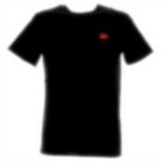 Teddy Smith Herren T-Shirt Freizeit Schwarz Pop Coral
