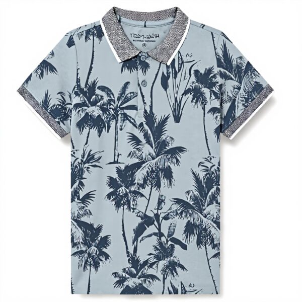 Teddy Smith Poloshirt Jungen Baumwolle Kurzarm Bleached Blue