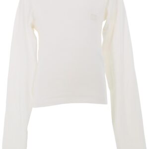 Teddy Smith Mädchen T-Shirt Baumwolle Langarm Middle White-0