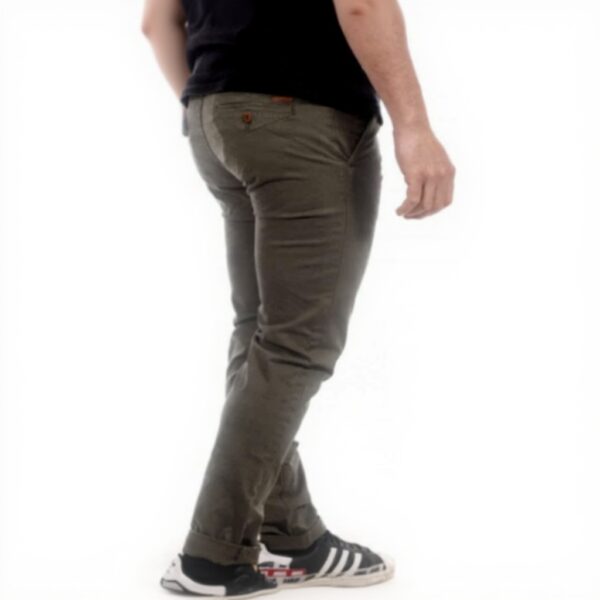 Teddy Smith Herren Chino Hose Slim Fit Kaki