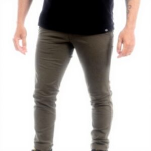 Teddy Smith Herren Chino Hose Slim Fit Kaki