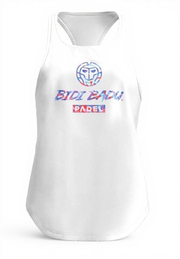 BIDI BADU Damen Tank-Top Spike Logo Chill Tank Weiß