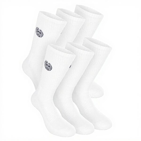BIDI BADU Sportsocken Unisex weiß Crew Move Elasthan