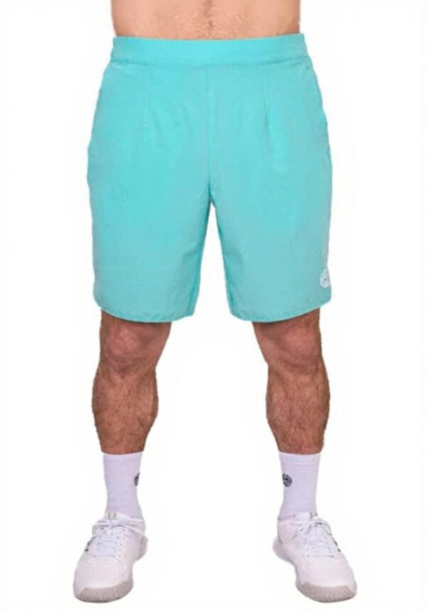 BIDI BADU Herren Crew 9Inch Shorts - Aqua Tennis