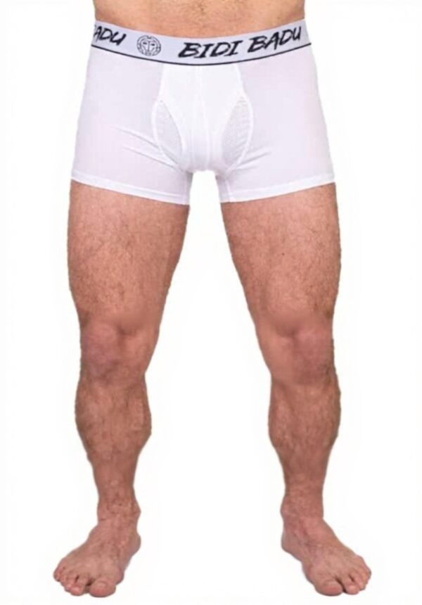Herren Boxershorts BIDI BADU Weiß Elastisch Tennis
