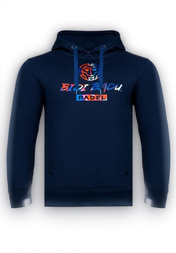BIDI BADU Herren Hoody Tajeu Dunkelblau Kapuzenpullover