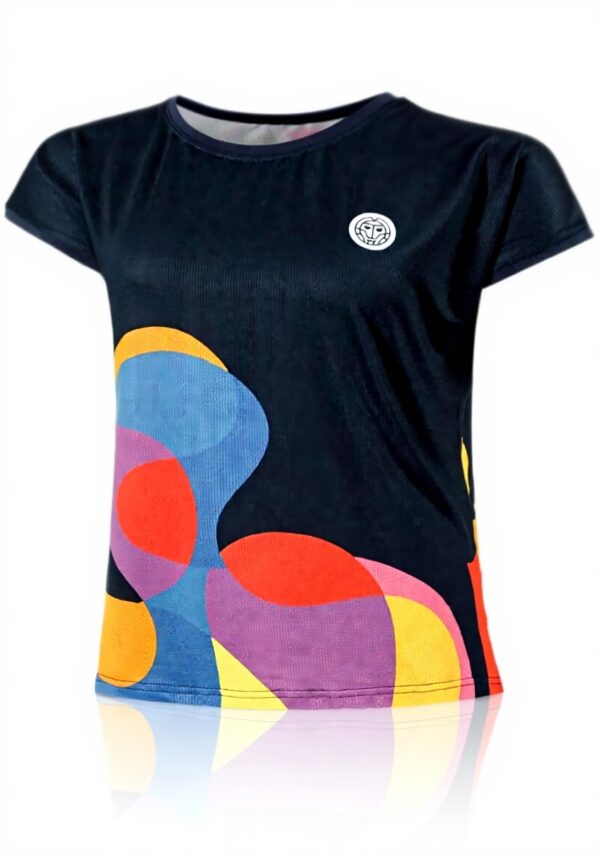 BIDI BADU Twiggy Capsleeve Tee Damen T-Shirt dunkelblau