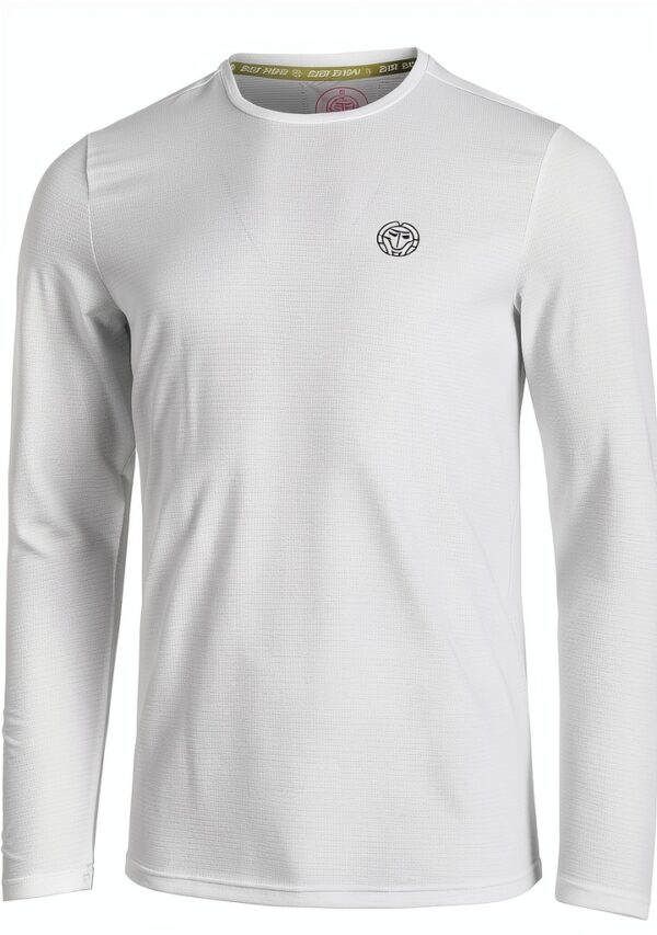 BIDI BADU Herren Longsleeve Tennis Shirt Polyester Elasthan-0