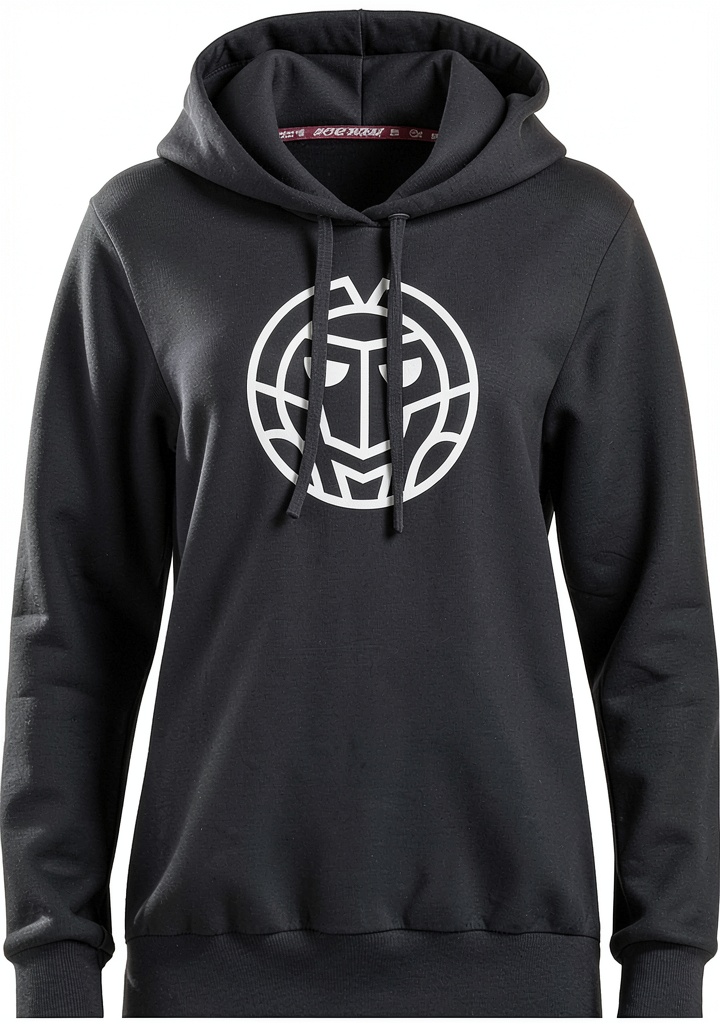 BIDI BADU Damen Hoody in Dark Blue auf einer Person beim Tennis
