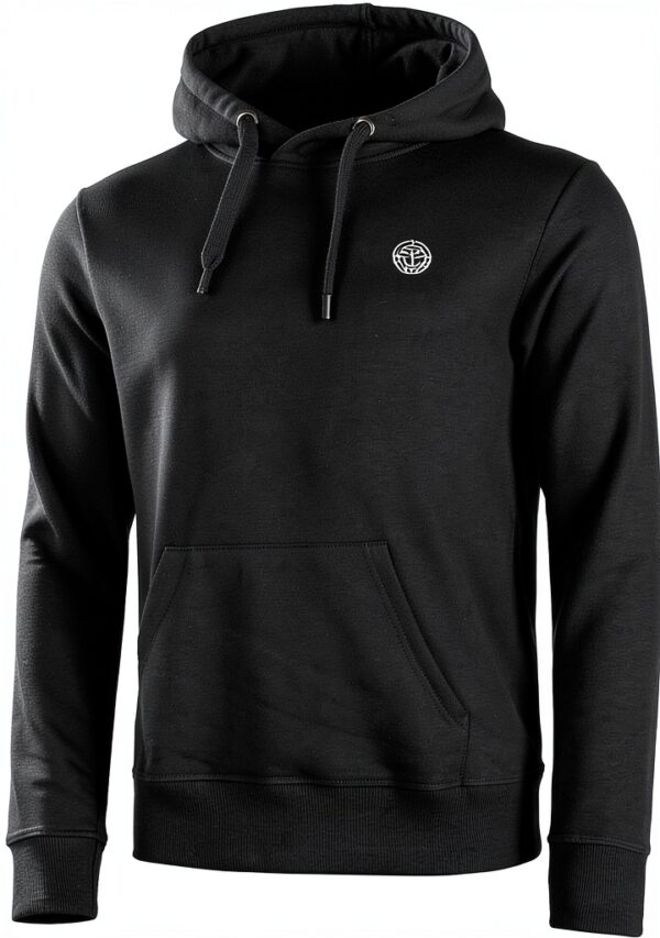 Herren Hoody BIDI BADU Tennis Kapuzenpullover Schwarz-0