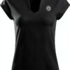 Damen Tennis T-Shirt BIDI BADU Synthetik Dunkelblau-3