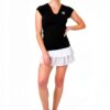 Damen Tennis T-Shirt BIDI BADU Synthetik Dunkelblau-2