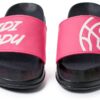 BIDI BADU Badelatschen Damen Synthetik Schwarz Pink-0