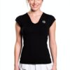 Damen Tennis T-Shirt BIDI BADU Synthetik Dunkelblau-0