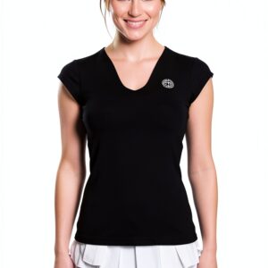 Damen Tennis T-Shirt BIDI BADU Synthetik Dunkelblau-0