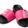 BIDI BADU Badelatschen Damen Synthetik Schwarz Pink-2