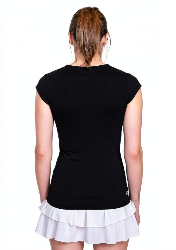 Damen Tennis T-Shirt BIDI BADU Synthetik Dunkelblau-1