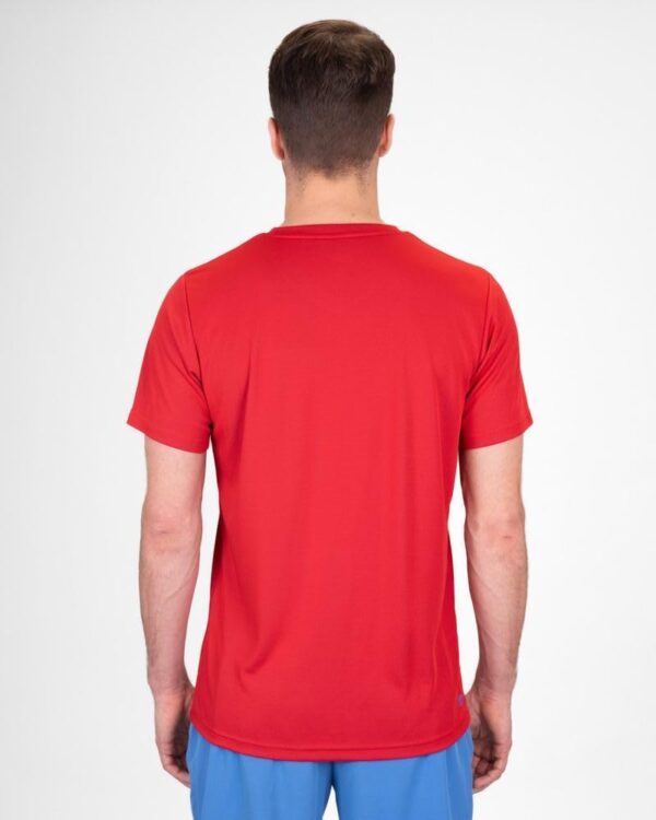 Herren Tennis T-Shirt BIDI BADU Synthetik Rot Blau-1