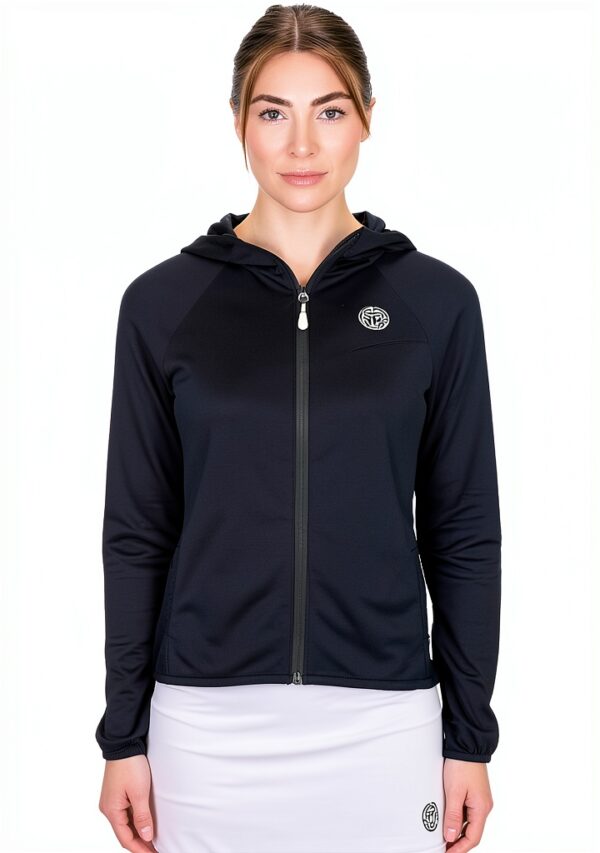 Damen Trainingsjacke BIDI BADU Synthetik Kapuze-0