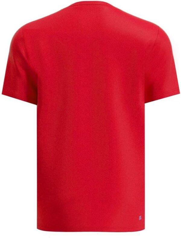 Herren Tennis T-Shirt BIDI BADU Synthetik Rot Blau-4
