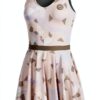 Damen Tenniskleid BIDI BADU Beige Synthetik Sport-0
