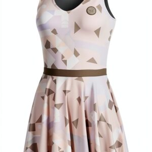 Damen Tenniskleid BIDI BADU Beige Synthetik Sport-0