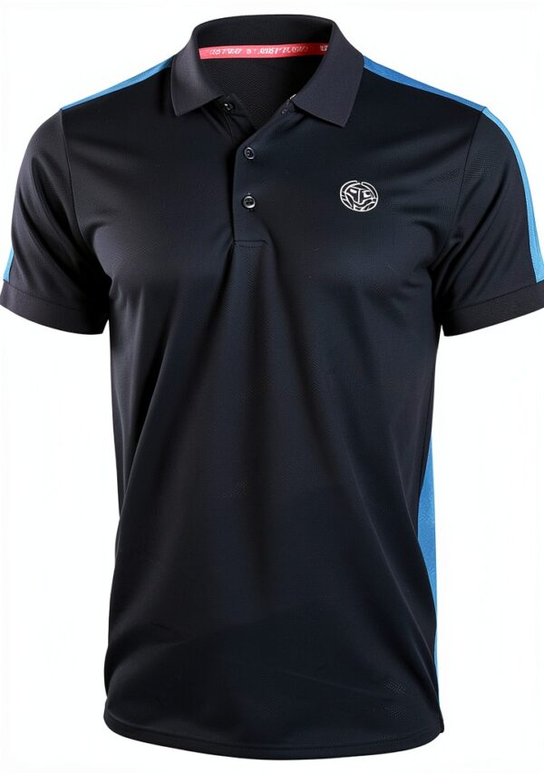Herren Tennis Polo BIDI BADU Synthetik Allover Print-0
