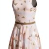 Damen Tenniskleid BIDI BADU Beige Synthetik Sport-1