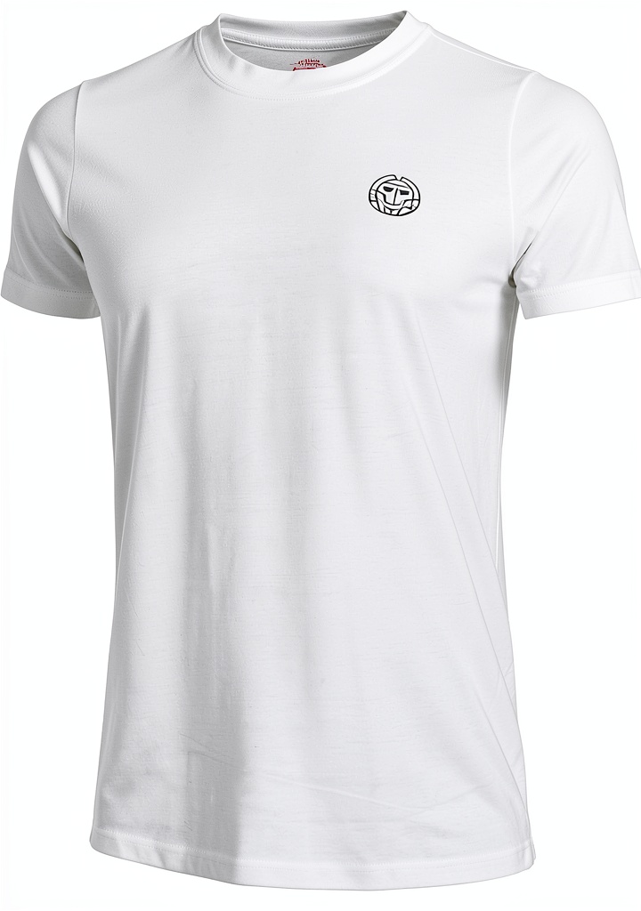 BIDI BADU Damen T-Shirt in Weiß, getragen beim Tennis