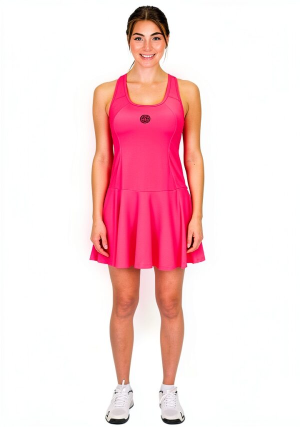 BIDI BADU Damen Tenniskleid Pink atmungsaktiv bequem
