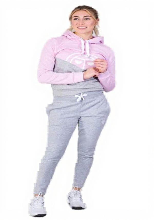 Damen Kapuzenpullover BIDI BADU Salia rosa Baumwolle