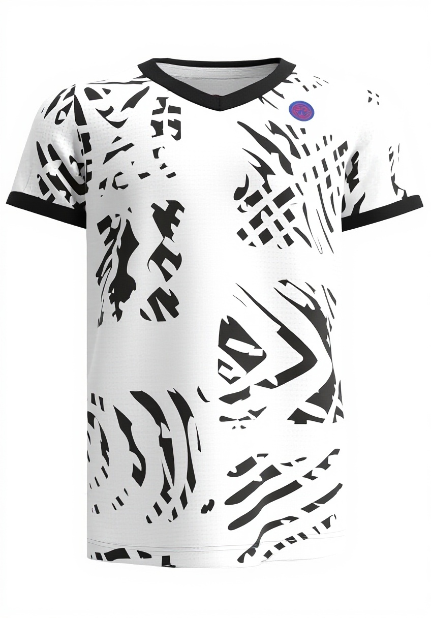 BIDI BADU Jungen Melbourne V-Neck Tee in Schwarz auf einem Kind