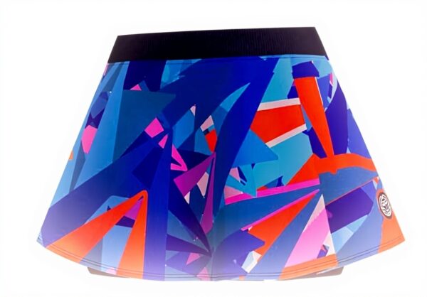 BIDI BADU Spike Wavy Skort Damen Tennis Rock Dunkelblau